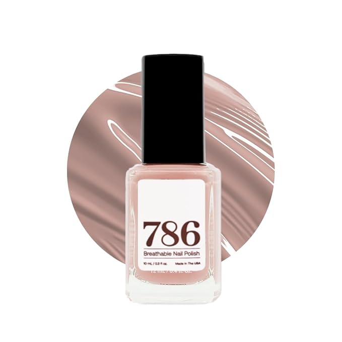 786 Cosmetics Breathable Nail Polish - Halal, Vegan, Cruelty-Free, 11-Free, Fast-Drying (Petra)