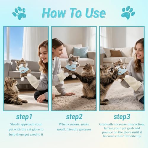 Wearable Cat Wrestling Glove Puppet