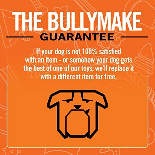 BULLYMAKE Tough Chew Hammer Dog Toy, Durable Nylon, Aggressive Chewers