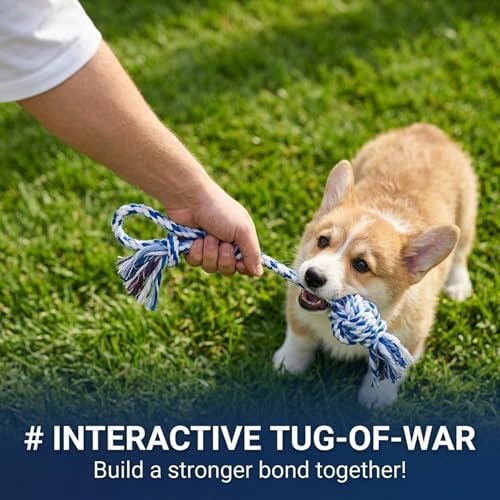Puppy Teething Toys for Small Dogs, 5 Pack