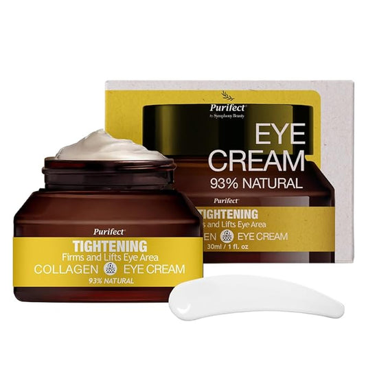 Purifect 7 Collagen Blend Under Eye Cream – Lifts, Tightens & Firms Under Eye Area with Panthenol, Made in USA – Anti-Aging Collagen Cream Hydrates & Softens Skin for Fine Lines, Wrinkles & Eye Bags