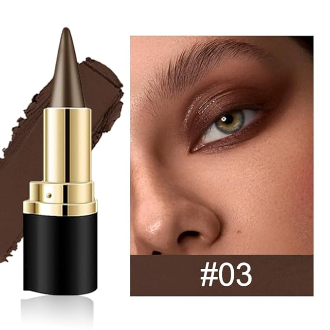 Ultra-Pigmented Brown Eyeliner – delineador de ojos for Bold, Goth-Inspired Looks, Waterproof & Smudge-Proof Formula, Long-Lasting & Intense Color for Dramatic and Smoky Eyes Makeup