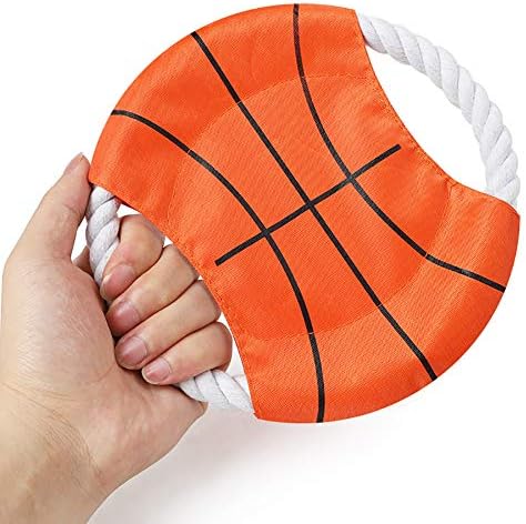 Dog Toys Flying Disc Rope Toy Chew Toys 2 Pack for Dogs Flying Discs Training Cotton Rope-Dog Toy Pack Set DT1-2P Rambon Ball