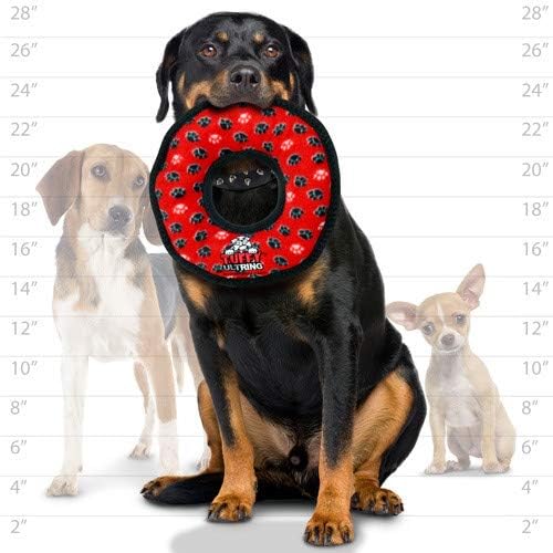 TUFFY® 2 Pack Ultimate Ring Ultra Durable Plush Dog Toys