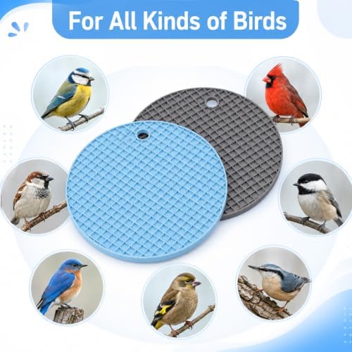2Pcs Bird Slow Feeder Mats Bird Foraging Toys