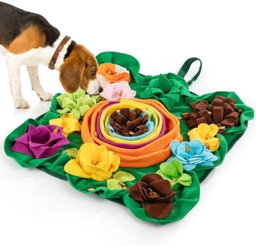 Snuffle Mat for Dogs -Interactive Dog Toys to Keep Them Busy | Puppy Puzzle Slow Feeder Treat| Dog Lick Mat Enhancement