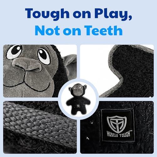 American Kennel Club Plush Dog Toy with Squeaker for Moderate Chewers, Soft Stuffed Dog Toy for Tugging, Fetch & Interactive Play, Gentle on Teeth