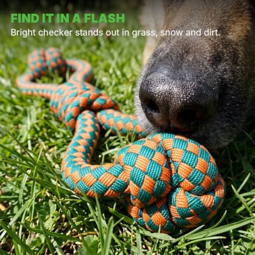 Dog Toys for Aggressive Chewers, Indestructible Dog Toys, Dog Tug Toy