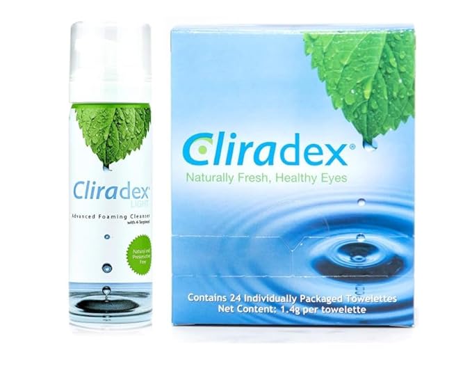 Towelettes & Foam Bundle - Wipes with Tea Tree Oil Extract for Demodex, Blepharitis, Mgd and Red Irritated Eye Lid - Gentle Eyelid Cleanser & Eyelash Conditioner