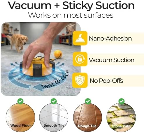 Interactive Tug of War Dog Toys Enrichment Stimulating Suction Cup
