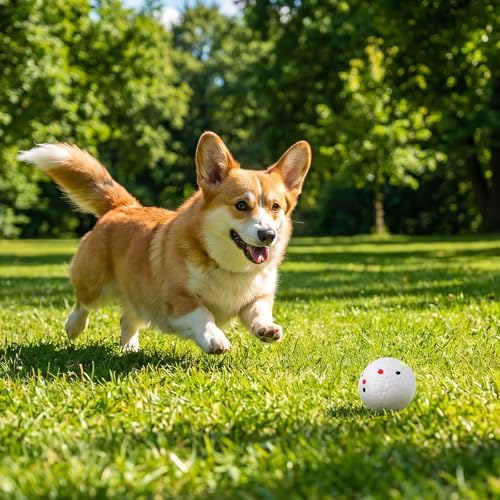 12 PCS Balls for Dogs, 2.4" Indestructible Dog Balls for Aggressive Chewers