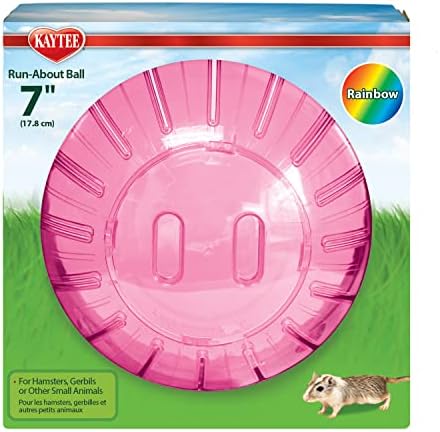 Kaytee 7" Assorted Run-About Exercise Ball for Hamster & Gerbil Pets
