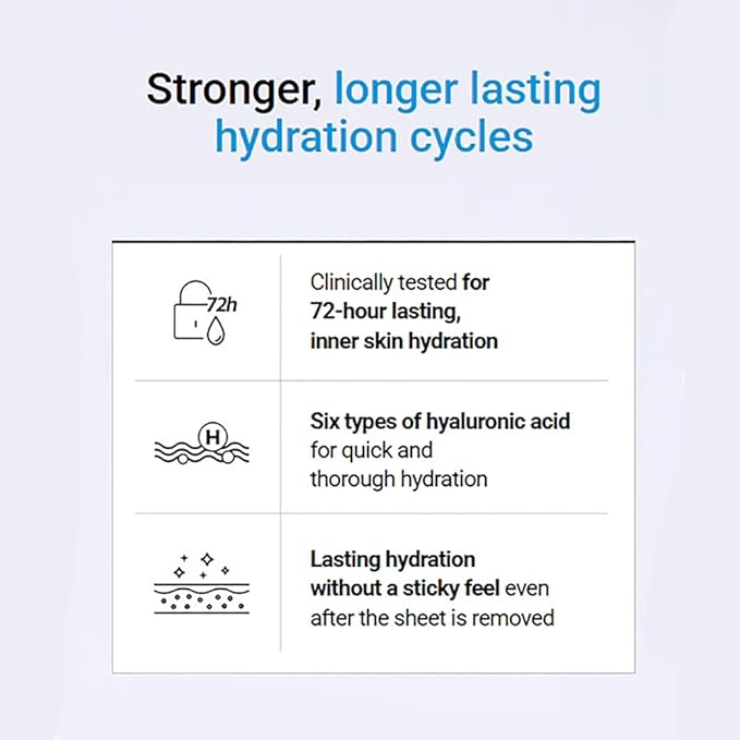 Mediheal Best Korean Hyaluronate Watermide Essential Face Mask - Hydrating and Moisturizing Sheet Masks With Hyalu Active 3x For All Skin Types (4 Count) (Pack of 2)