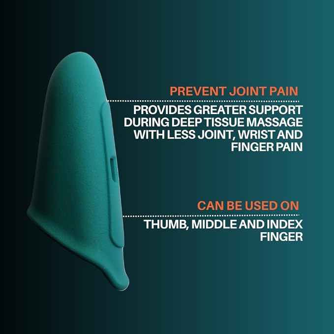 Thumbsavers Advance Massage Tool for Deep Tissue and Trigger Point Massage – Joint Support for Massage Therapists, Chiropractors and Physical Therapists – Hand Protection Aid (Small (Set of 2))