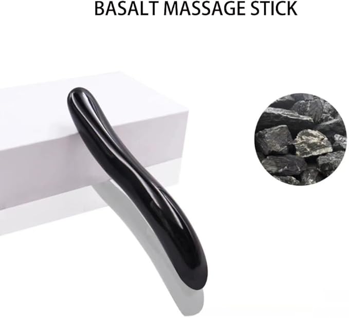 Massage Stones Guasha Roller Obsidian Gemstone Meditation Healing Stick Stone Gua Sha Board for Facial Spa Massage