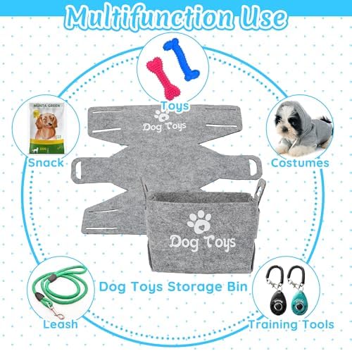 12 Pack Puppy Teething Toys Set - Small Breed Chew Toys with Storage Case, Suitable for Puppies 8 Weeks