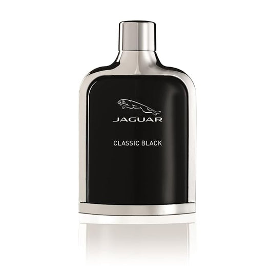 Jaguar Eau de Toilette Spray for Men, Black, 3.4 Ounce