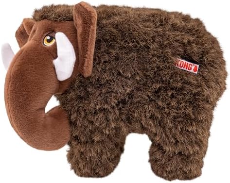 KONG Toughz Durable Plush Dog Toy - Long-Lasting Soft Chew Toy for Aggressive Chewers, Safe & Interactive for Dogs (Mammoth)