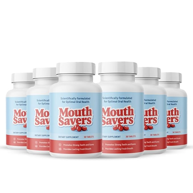 MOUTH SAVERS - 5-in-1 Advanced Oral Health Support - Fast-Acting, Easy-to-Use Solution Pack of 6