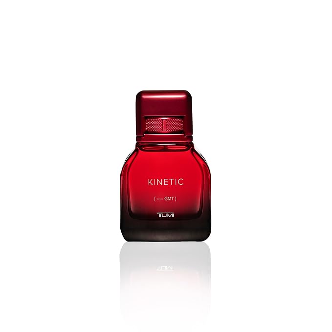 TUMI KINETIC [--:-- GMT] - Liquid Perfume Fragrance for Men - Masculine & Spicy Cologne with Smoky & Woody Notes - 1.7 oz