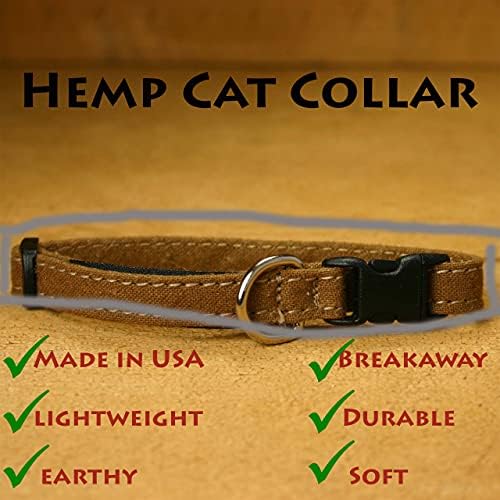 Hemp Cat Collars (Bronze)