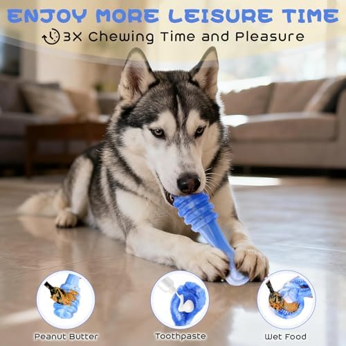 WinTour Dog Chew Toys for Aggressive Chewers, Tough Toys for 30-80lbs Dogs