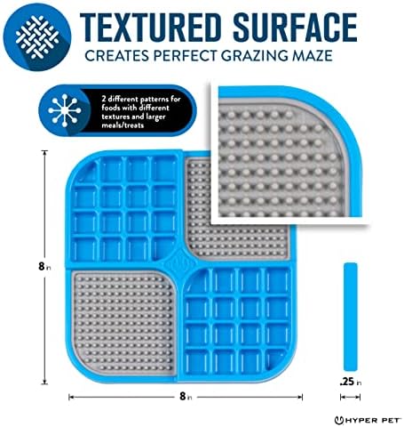 Hyper Pet IQ Treat Lick Mat for Dogs & Cats, Slow Feeder Enrichment Toys