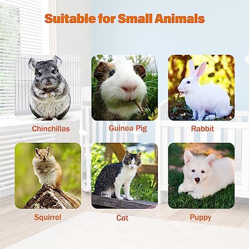 BWOGUE Bunny Tunnel Bed, 2-in-1 Collapsible Rabbit Tunnel Hideout with Mat