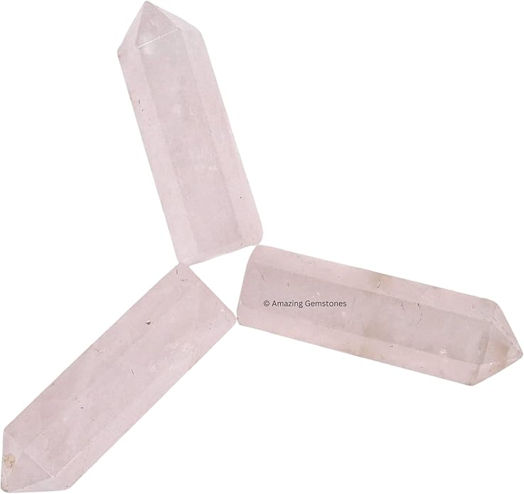 Amazing Gemstone Crystal Points Bulk Healing Crystals & Stones - Premium Single Terminated Healing Wand Point Bulk Crystals for Crafts, Crystal Grid, DIY Work