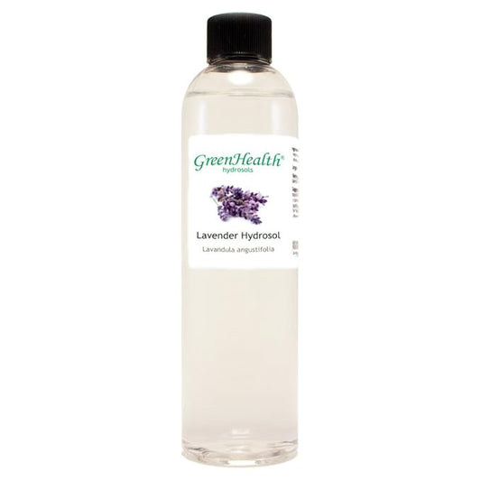 GreenHealth Lavender Hydrosol (Floral Water) - 8 fl oz Plastic Bottle w/Cap - 100% Pure (NOT Oil)