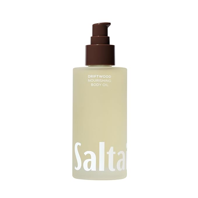 Saltair Body Oil – Silky After Shower and Bath Dry Oil for Women and Men – Non-Greasy, Well-Absorbing Moisturizer for Hydrating Dry Skin – Driftwood Scent, 4oz