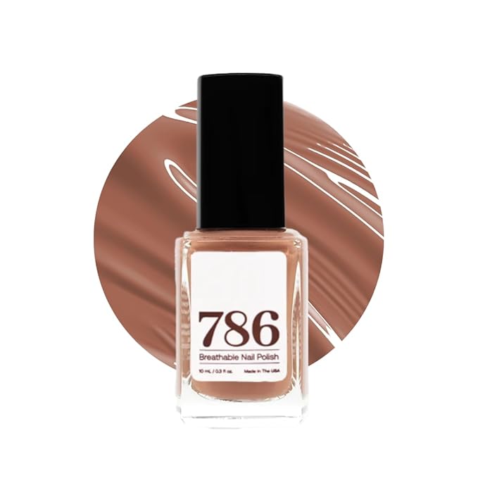 786 Cosmetics Breathable Nail Polish - Halal, Vegan, Cruelty-Free, 11-Free, Fast-Drying (Petra)