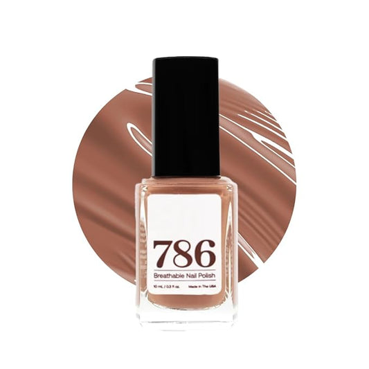 786 Cosmetics Breathable Nail Polish - Halal, Vegan, Cruelty-Free, 11-Free, Fast-Drying (Petra)