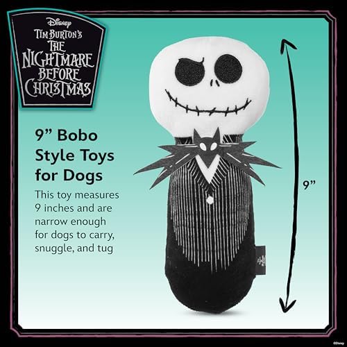 Disney Nightmare Before Christmas Jack Skellington Plush Dog Toy, 9 Inch