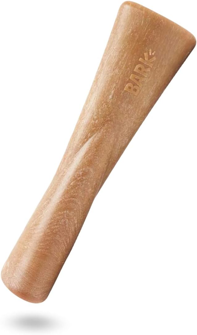 BarkBox Peanut Butter Bone Super Chewer - Toy for Large Dogs | Durable Dog Toy for Aggressive Chewers - Peanut Butter Scented Chew