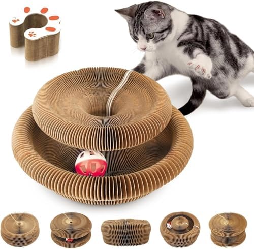 Magnetic Reversible Cat Scratcher Cardboard Toys