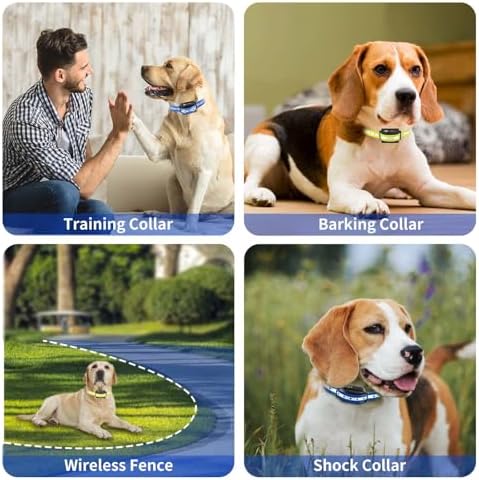 Shock Collar Replacement Strap for Most of Training Collar, 3/4 Inch Dog Collar Replacement for Wireless Fence and Bark, Adjustable Waterproof TPU Collar Strap - 2 Pack