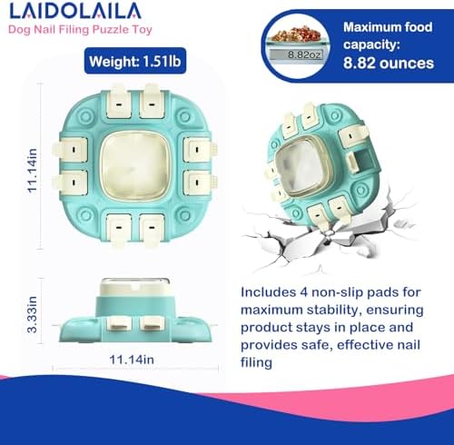 Feeding Vessels for Pets,Dog Puzzle Toy - Interactive IQ Training & Mental Stimulating Dog Enrichment Toys for All Breeds