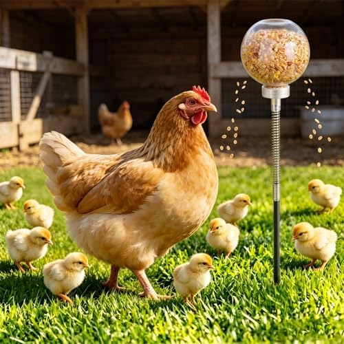 2 Pcs Chicken Treat Dispenser Chicken Slow Feeder Ball