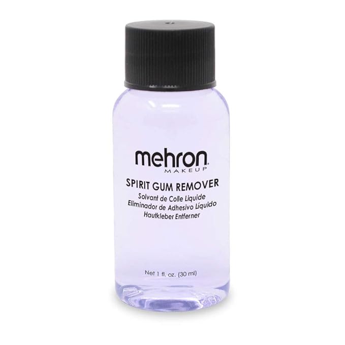 Mehron Makeup Spirit Gum Remover | SFX Makeup Remover | Spirit Gum Adhesive Remover 1 fl oz (30 ml)