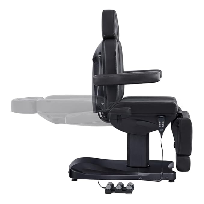 DIR Full Electrical Medical Aesthetic Chair Facial Beauty Bed Podiatry Doctors Office Chair with 3 Motors Ink