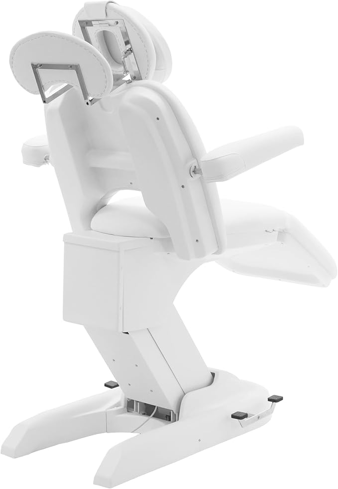 SKINACT Monet 4 Motor Electric Facial Chair, Facial Massage Bed (Table, Chair) White