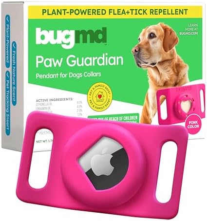 BugMD Paw Guardian Flea and Tick Prevention Pendant for Dogs