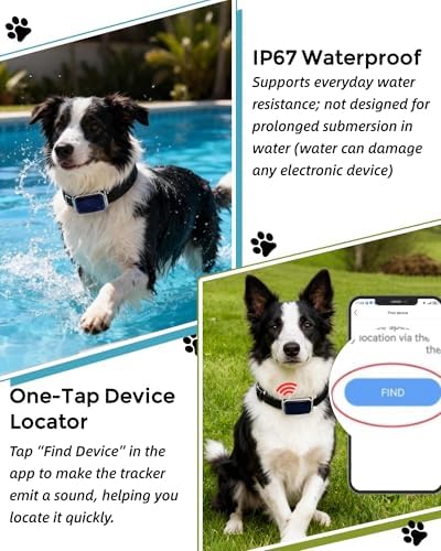 GPS Dog Tracker with Live Tracking & Virtual Fence Alerts