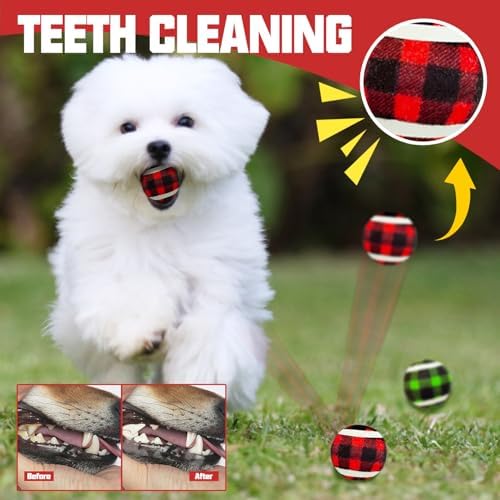 X-Small Dog Tennis Balls Dog Toys Ball 1.5" Pack of 12, Fit Ball Launchers,Dog Toys