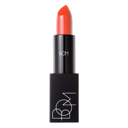 BOM COSMETICS My Lipstick #803 My Orange 0.12 oz Long Lasting Lipstick for Soft & Vibrant Color Lips, Lip Care with Vitamin E & 5 Oils, Korean Makeup