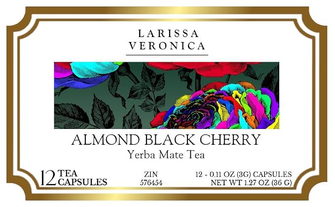 Almond Black Cherry Yerba Mate Tea (Single Serve K-Cup Pods) (12 pods, ZIN: 576454)