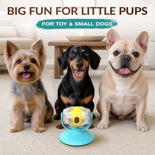 KADTC 2-in-1 Interactive Treat-Dispensing Ball Dog Puzzle & Enrichment Toy