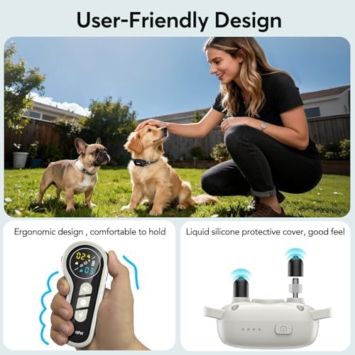 Shock Collar for 2 Dogs with Remote- 4500FT Dual-Direct Training Collars