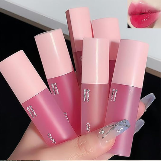 Petansy Hydrating Lip Gloss, 4 Colors Plumping Lipgloss, Waterproof MoisturizingTinted Lip Balm, Water Mirror Liquid Lipstick, Long-Lasting Bold Stain, Non-Sticky Natural Lip Makeup